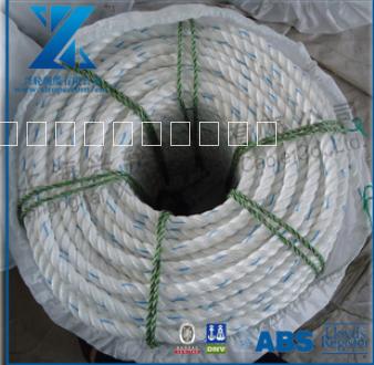 供应用于码头系泊 等的高强丙纶三股绳 丙纶绳