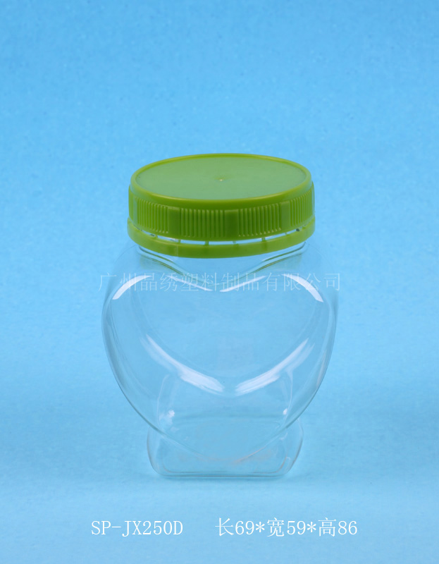 250ml心形塑料瓶 pet瓶批发