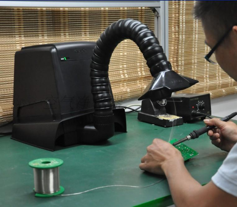 广州市桌面烙铁焊锡烟雾净化机厂家供应桌面烙铁焊锡烟雾净化机