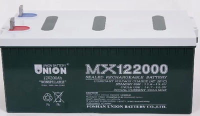 供应正品UNION VT122000 12V200AH 友联铅酸蓄电池 逆变器船舶超大容量