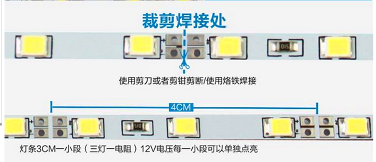 深圳市超薄灯箱灯条 2835 4mm宽硬灯带厂家供应用于超薄灯箱的超薄灯箱灯条 2835 4mm宽硬灯带