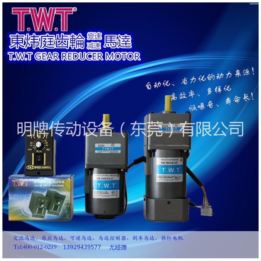 东莞市TWT调速电机厂家供应用于生产线设备TWT调速电机 台湾东炜庭马达90W调速马达 5IK90RGN-C/5GN30K