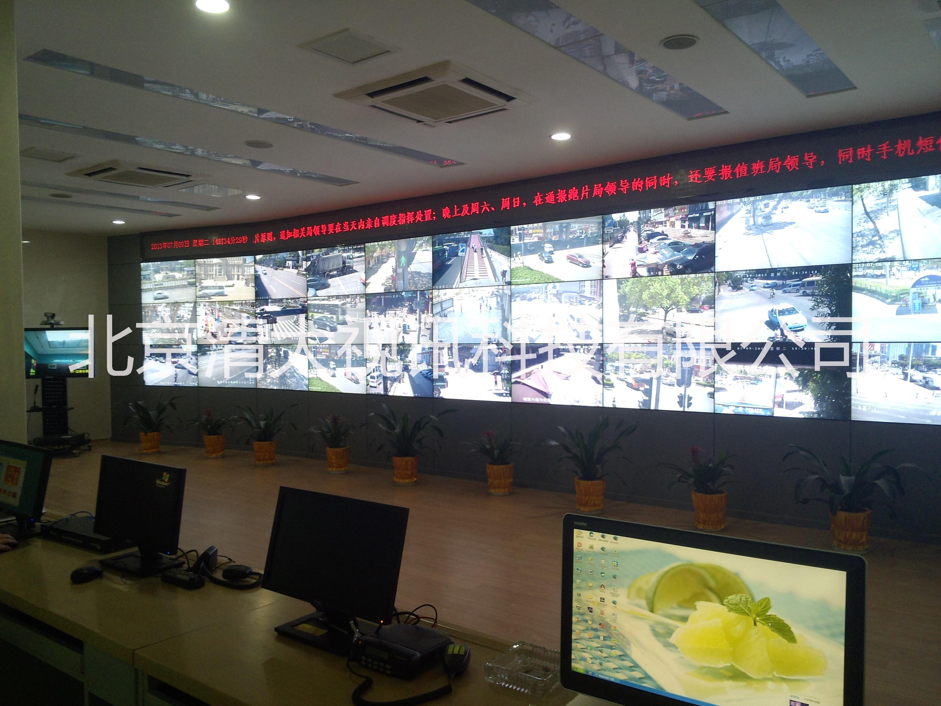 供应用于安防会议的北京-电视拼接墙图片