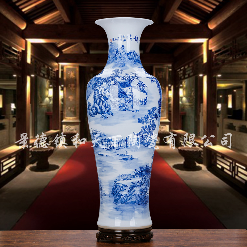 陶瓷花瓶1.2米落地大花瓶千件供应陶瓷花瓶1.2米落地大花瓶千件大花瓶景德镇陶瓷花瓶