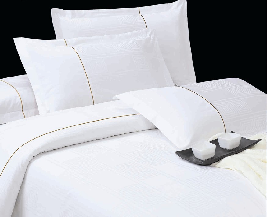 供应用于的床上四件套新开酒店客房布草 床上四件套用品