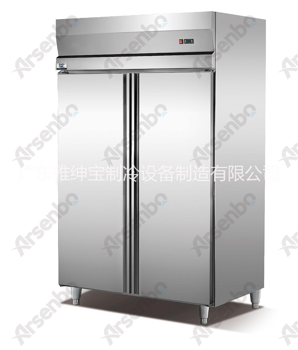 供应不锈钢两门冷冻柜/立式厨房冰箱/食品冷藏柜/制冷设备图片