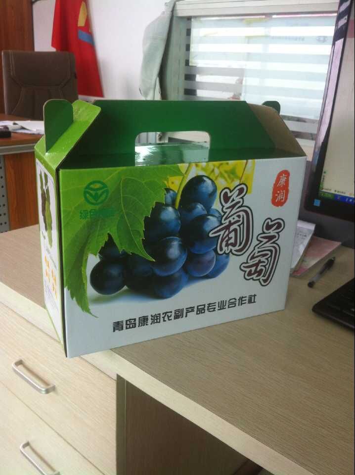 供应用于的青岛纸箱包装厂家生产葡萄礼品盒