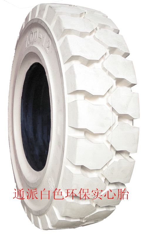 供应白色环保实心轮胎650-10