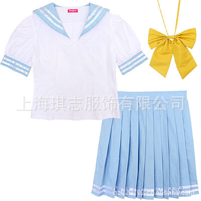 上海校服工厂定做小学生夏季校服  英伦风可爱校服