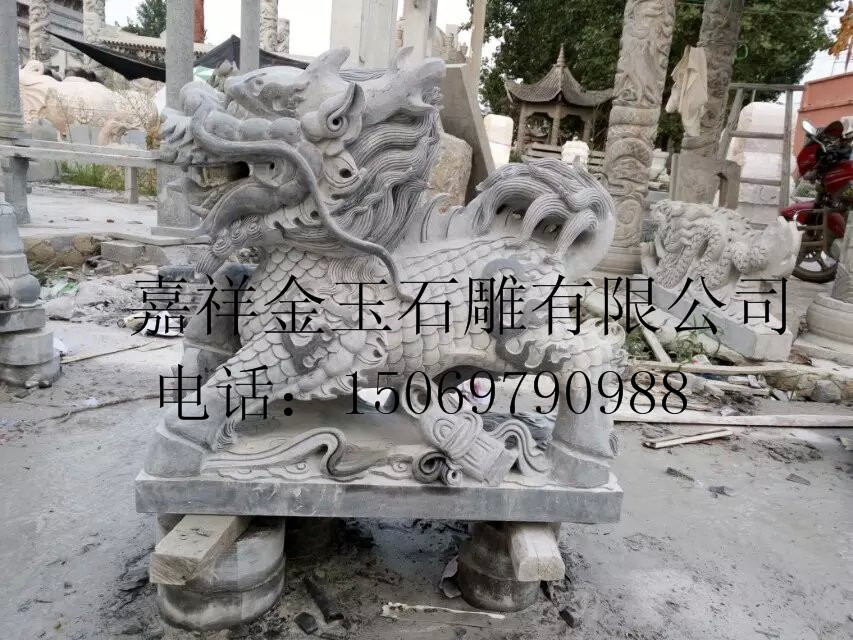 济宁市石雕麒麟生产厂家金玉石雕厂家石雕麒麟生产厂家金玉石雕厂制作的十分好