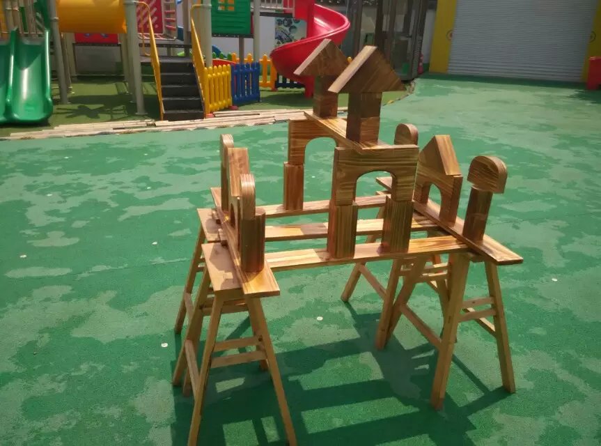 幼儿园户外大型积木玩具|碳化积木批发|碳化积木厂家
