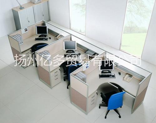 供应用于办公的扬州屏风位办公桌，隔断职员桌
