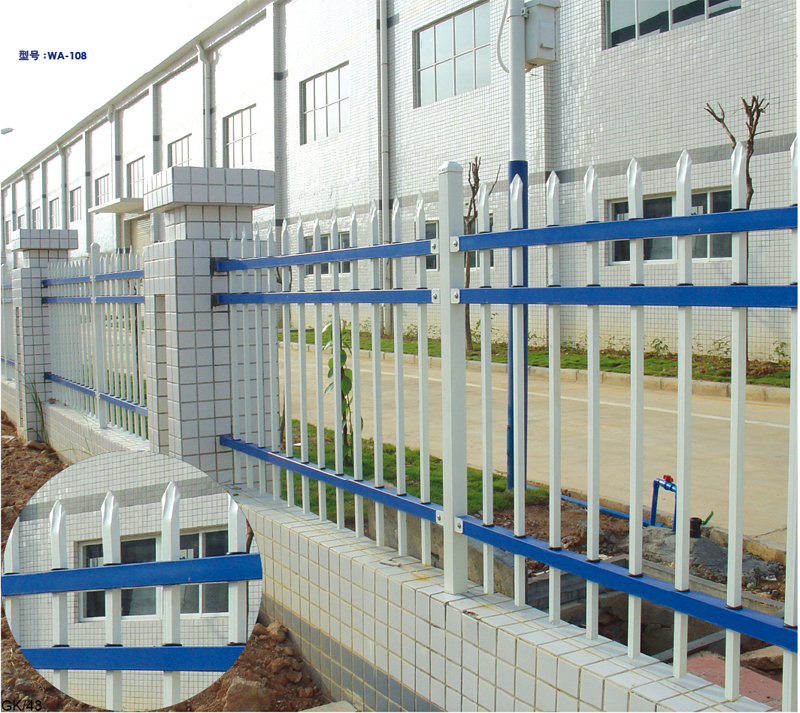 白云区厂房围栏|学校围栏|园林围栏的锌钢围栏