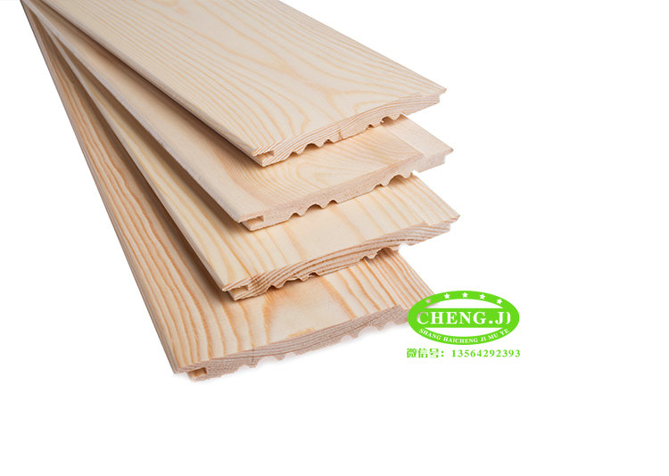 供应用于护墙实木扣板的无节免漆桑拿板 护墙实木扣板 防