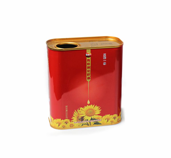 山茶油铁罐 食用油包装设计专版印刷定制1.25L山茶油铁罐 食用油包装设计 山茶油礼品铁罐