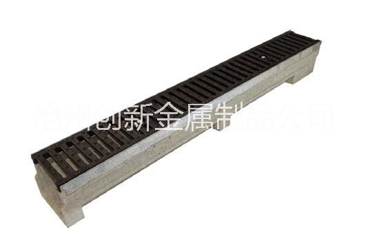 沧州市铸铁盖板排水沟厂家供应铸铁盖板排水沟  各种材质盖板 塑料排水沟