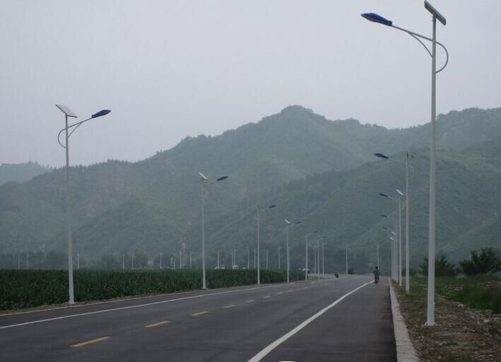 湖南湘潭路灯 太阳能路灯6米30瓦价格/湖南太阳能路灯批发图片