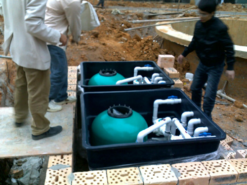 供应用于水处理的安徽游泳池过滤设备/沙缸过滤