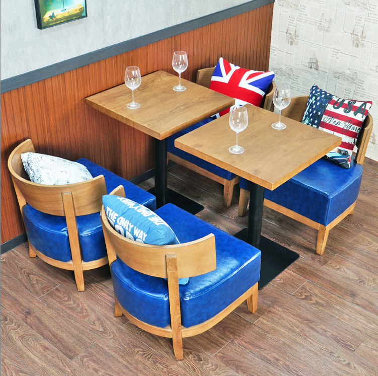 深圳市咖啡厅桌椅厂家供应用于的咖啡厅桌椅 咖啡厅桌椅 西餐厅餐桌椅卡座沙发组合 甜品店 奶茶店茶餐厅桌椅