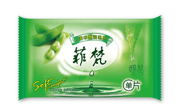 供应用于清洁，宣传的郑州尚美湿巾定制广告餐饮湿巾定制