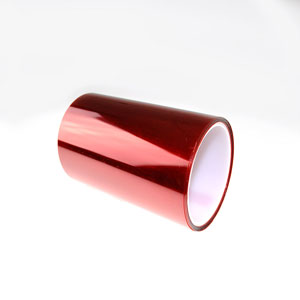 供应用于胶带模切的红色PET离型膜批发，各种离型力红色离型膜，离型膜价格图片