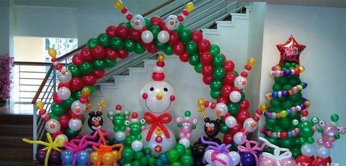 供应各类节假日气球装饰，深圳市梦幻气球礼仪策划有限公司专业各类节假日气球装饰图片