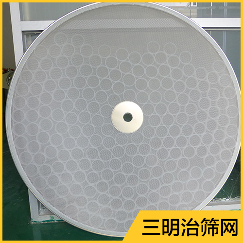 供应用于圆形振动筛的广州施维科原厂品质三明治筛网图片