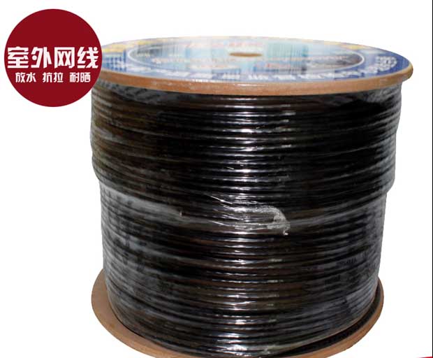 工程布线 扬州春天超五类 防水网线 0.5线径 100%无氧铜 室外网线