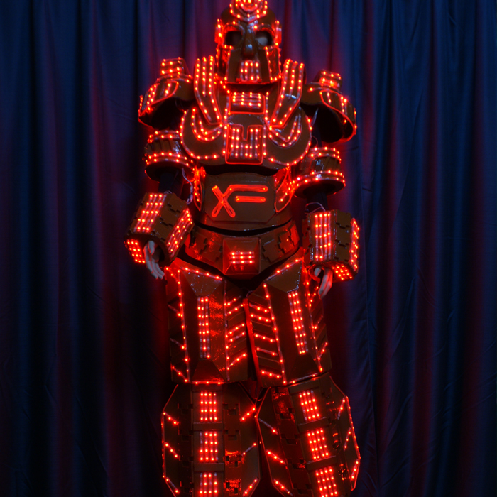 天创LED发光机器人舞台演出服装批发