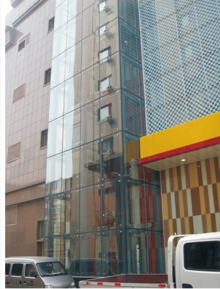 供应老楼加装电梯钢结构井道图片
