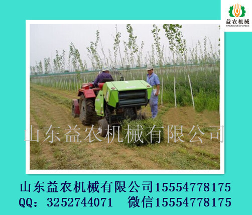 供应用于养殖的益农稻草捡拾打捆机图片