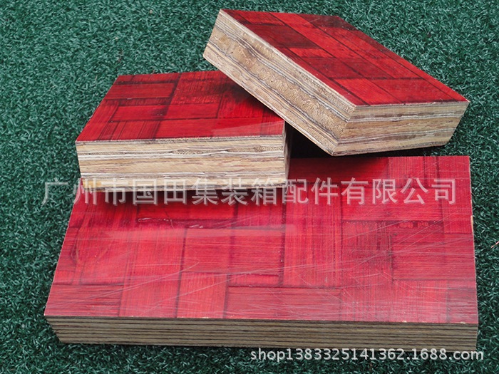 供应集装箱覆膜竹木地板多层胶合板2400*1160*28mm图片