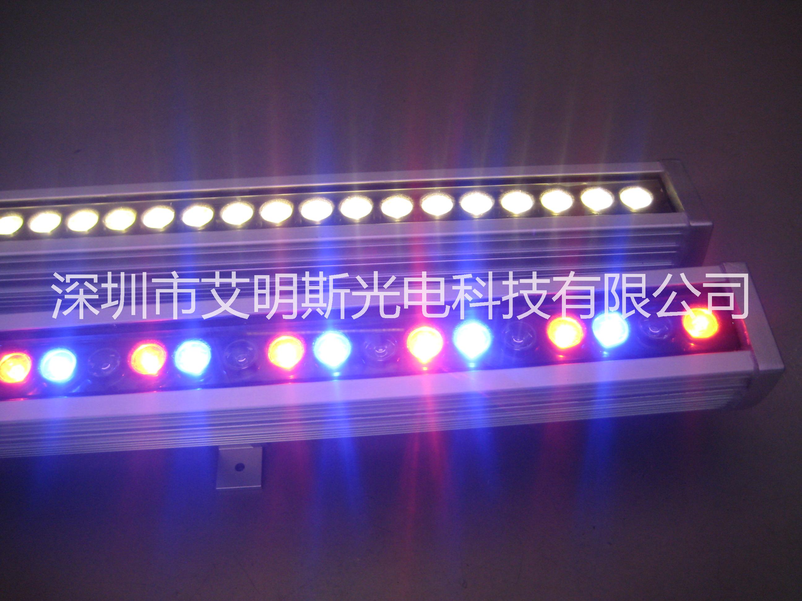 供应用于楼体亮化|亮化工程|户外亮化的艾明斯led洗墙灯 led硬灯条  led护栏管 led线条灯