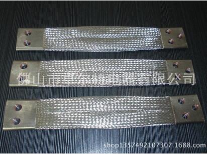 供应用于导电的铜编织带软连接 铜编织线软连接图片