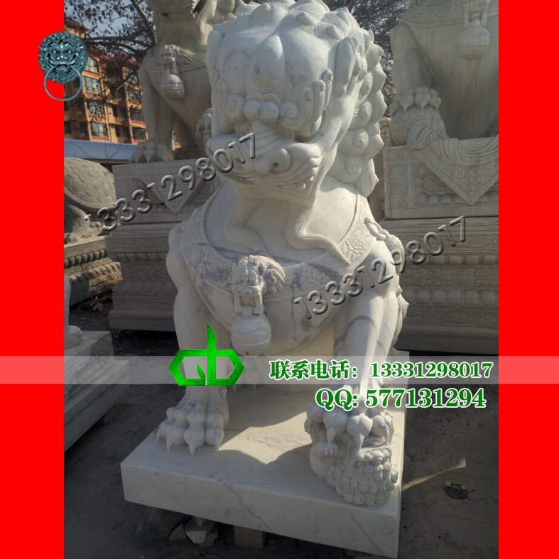 传统狮子雕刻天安门狮子雕塑厂家供应传统狮子雕刻天安门狮子雕塑 定做镇汉白玉石狮子雕刻宅