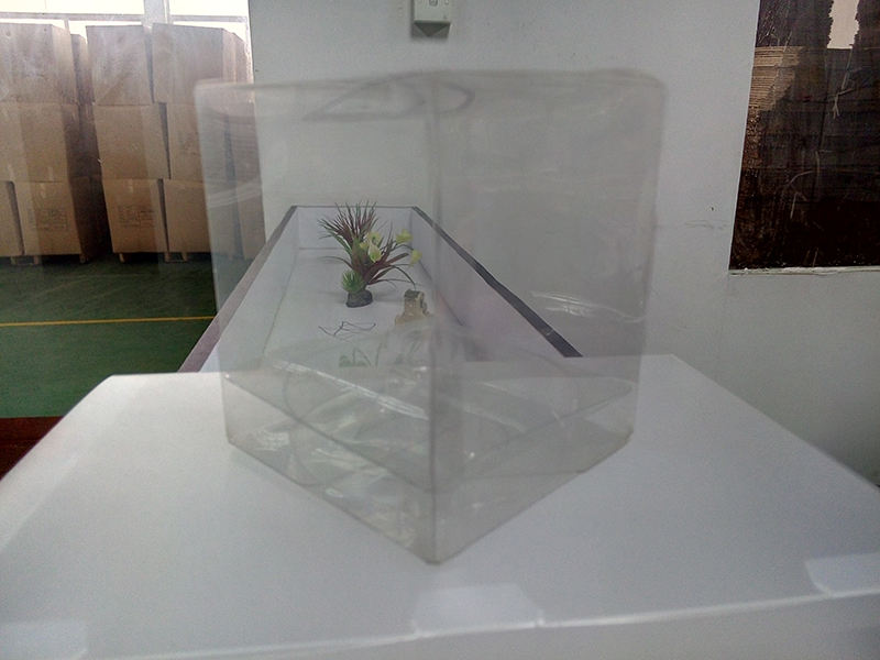 PVC塑料透明折盒汽车礼品包装盒批发