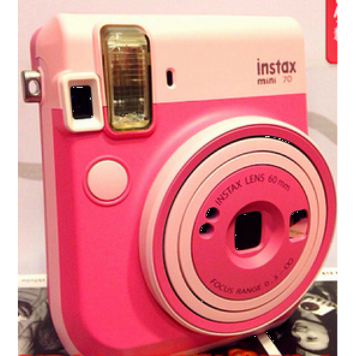 供应用于的拍立得mini70相机批发富士拍立得相机香港批发一次成像相机mini70相机 淡粉玫红