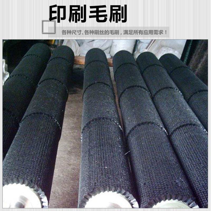 衡水市印刷毛刷厂家供应印刷毛刷 印刷机械毛刷  缠绕式毛刷 机械毛刷 滚筒毛刷