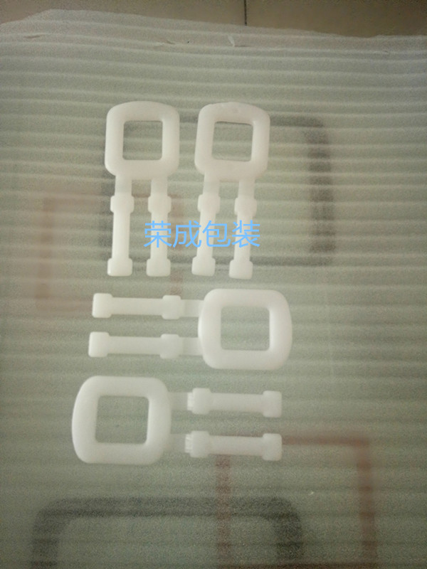 深圳市塑料打包扣厂家手工型乳白塑料打包扣