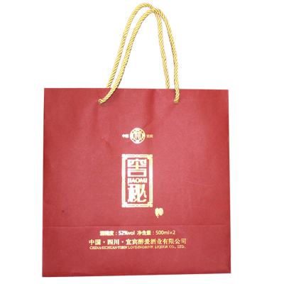 供应成都烫金纸袋艺术纸购物袋定做 高档特种纸手提袋定制 礼品袋印刷设计生产厂家图片