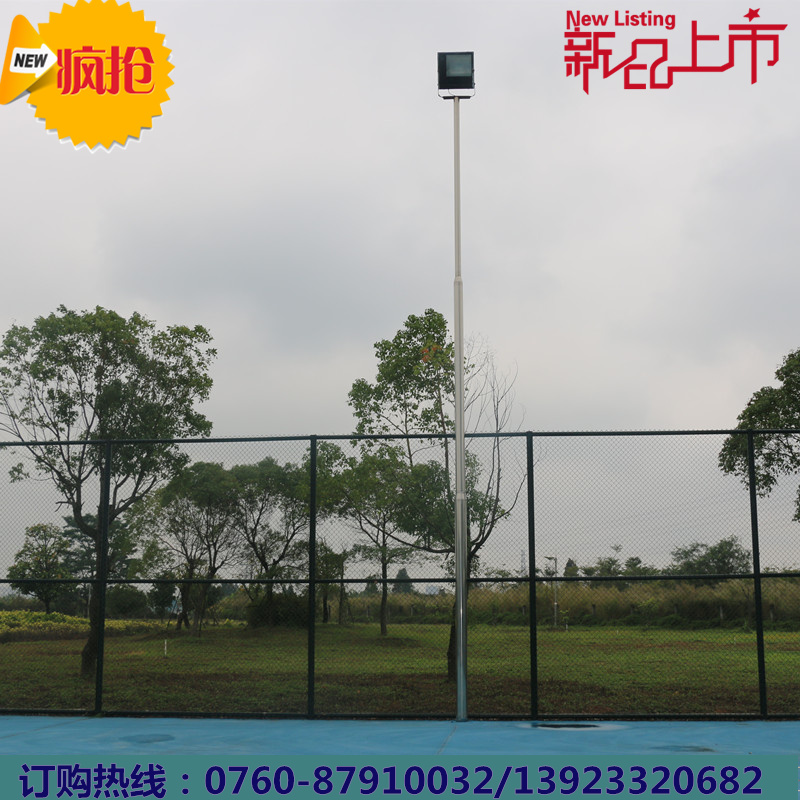 篮球场灯杆 供应惠州惠城6米镀锌高灯杆价格 厂家直销