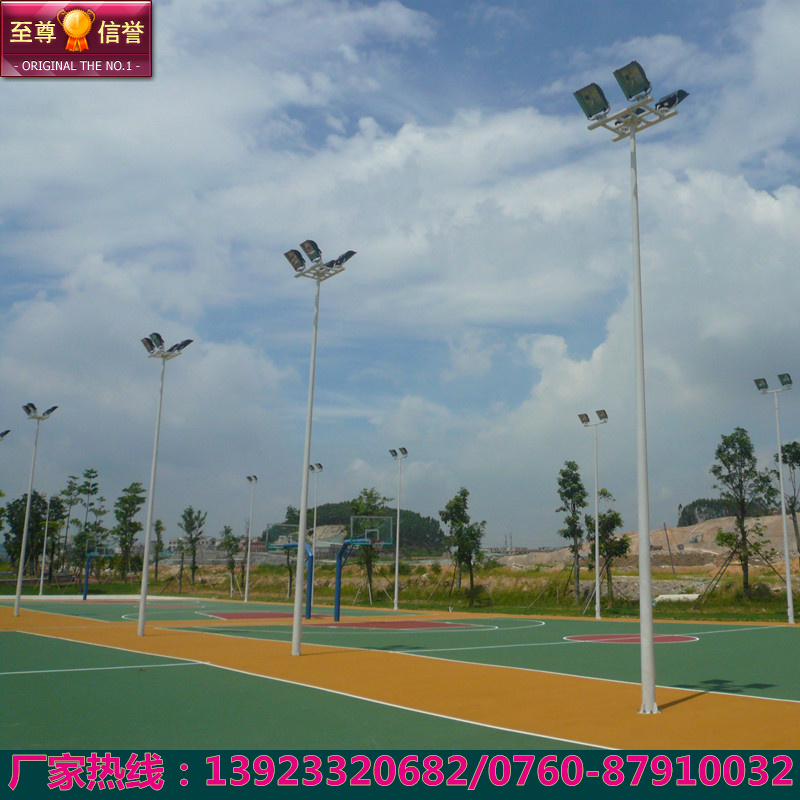 供应用于生产灯杆的6-15米规格篮球场灯杆