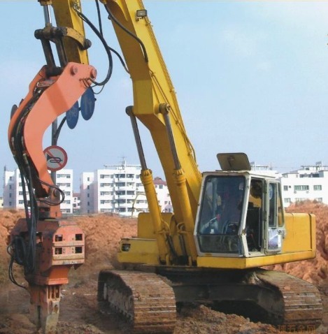 供应用于挖掘机施工的挖掘机打桩臂