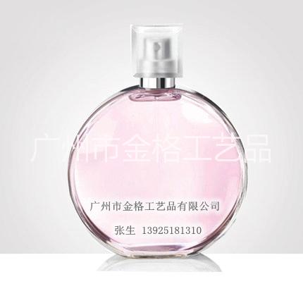 广州市精美100ML女士品牌玻璃香水瓶厂家