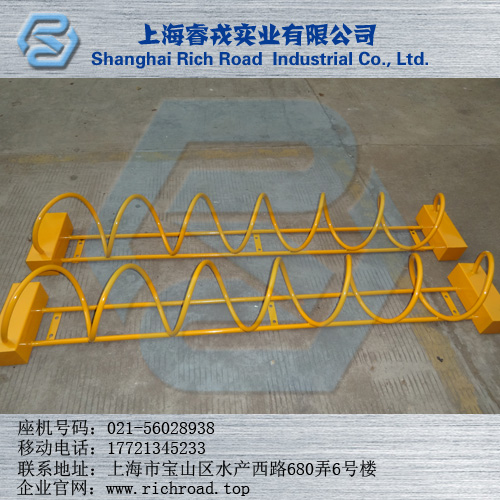 上海碳素钢圆笼自行车架|自行车停放架厂家直销|螺旋停放架