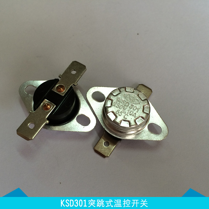 佛山多宝温控器供应用于家用电器的KSD301 突跳式温控开关 常闭型温控器图片