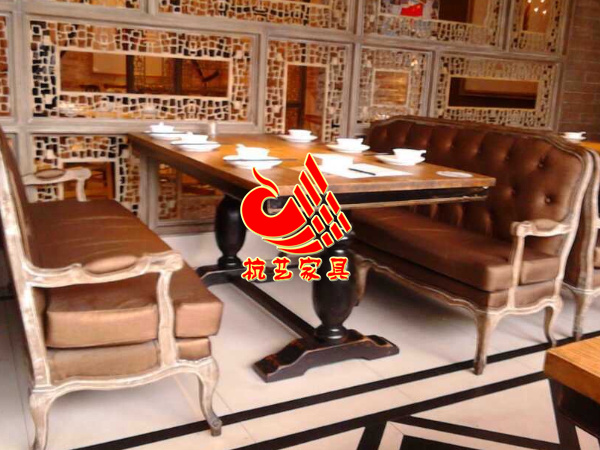 供应新款式休闲餐厅卡座|音乐餐厅沙发|实木欧式餐厅沙发企业