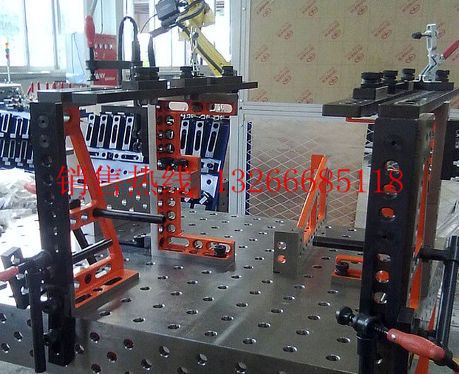 供应用于自动焊接工装的深圳德尔福多功能柔性焊接平台