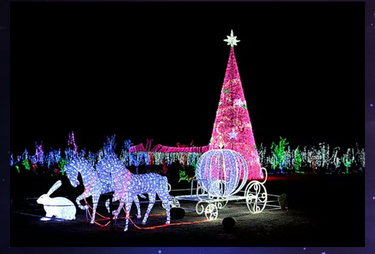 厂价直销LED 姹紫嫣红造型灯中山横栏鑫艺灯饰供应LED圣诞树 姹紫嫣红造型灯图片