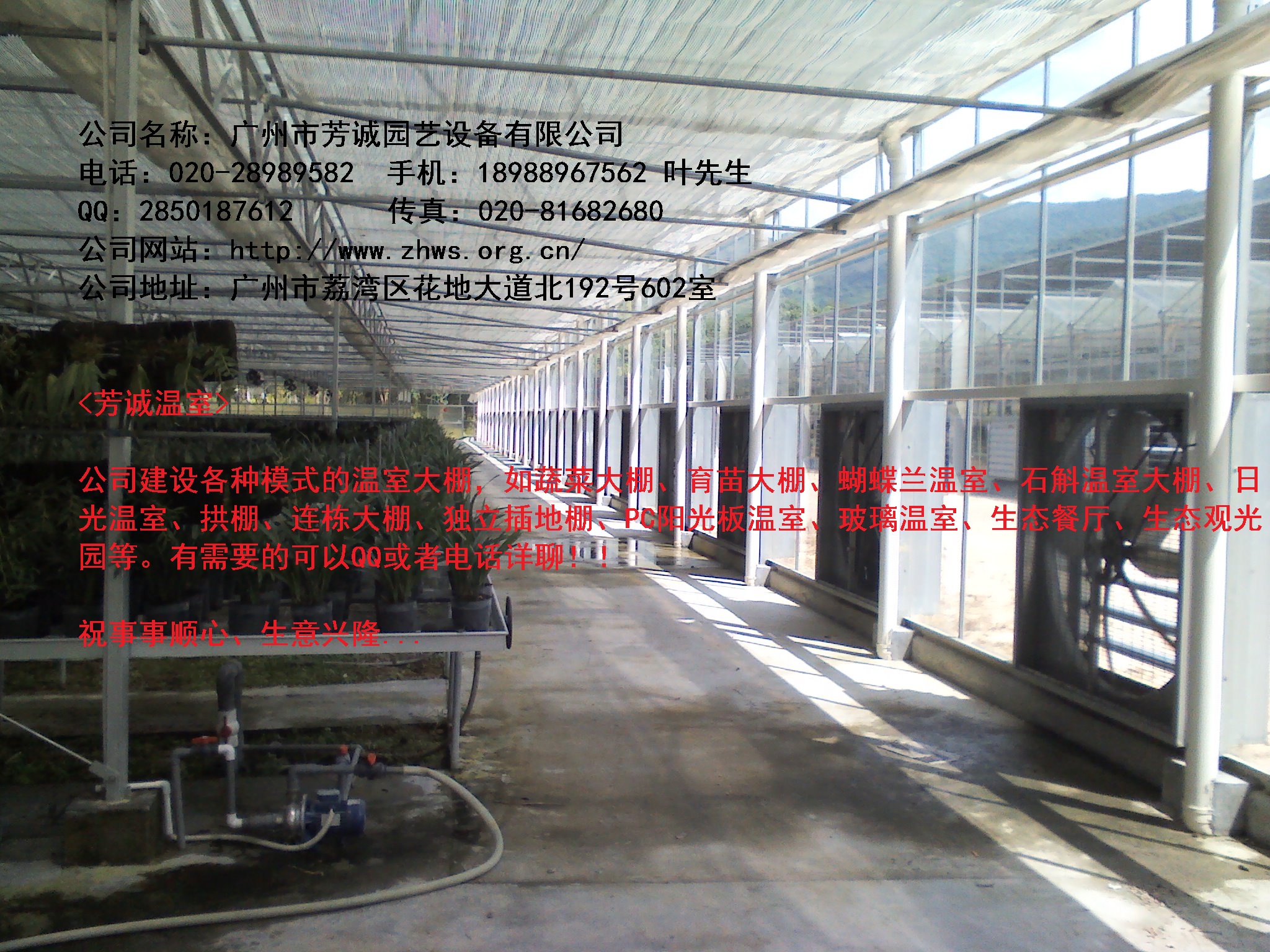 供应广东玻璃温室图片